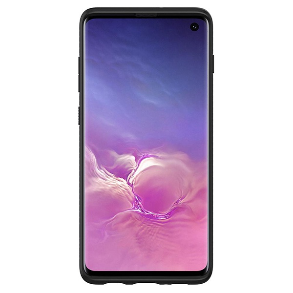 spigen_liquid_air_s10-3-d Samsung Galaxy S10 Plus Stevige Hoesje silicone zwart - Afbeelding 1