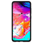 Samsung  Galaxy A70 Silicone Zwart Spigen Armor hoesje - Afbeelding 2
