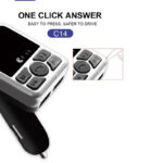 Bluetooth Carkit FM Transmitter om Handsfree te Bellen en Draadloos Muziek te Streamen - Afbeelding 2